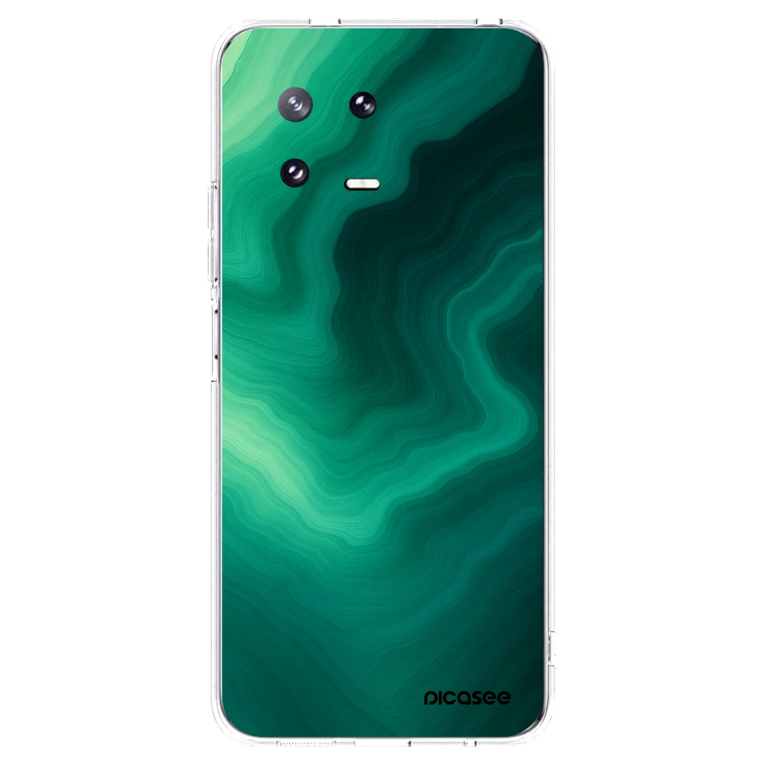 Picasee Xiaomi 13 Pro Hülle - Transparentes Silikon - Malachite