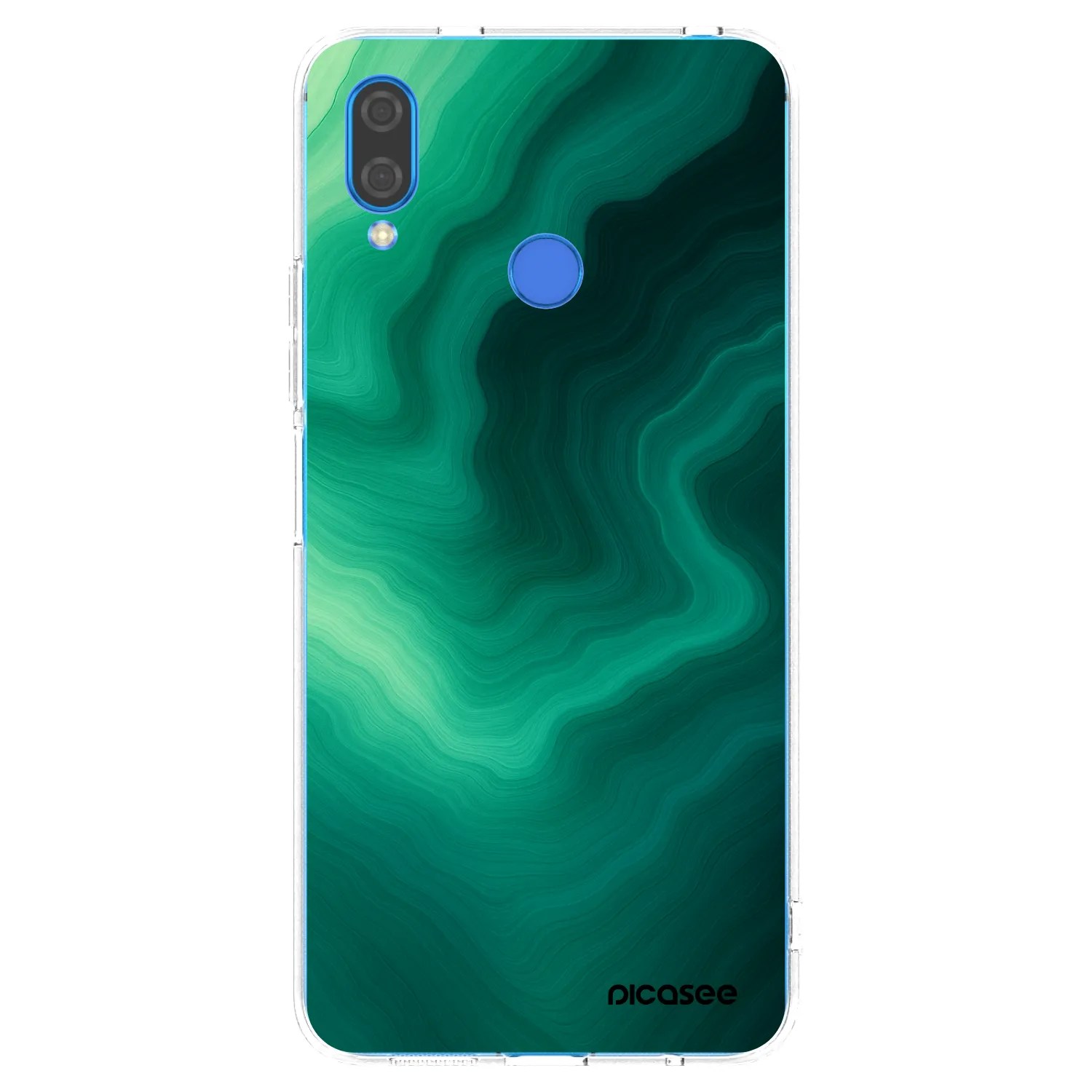Picasee Huawei Nova 3i Hülle - Transparentes Silikon - Malachite