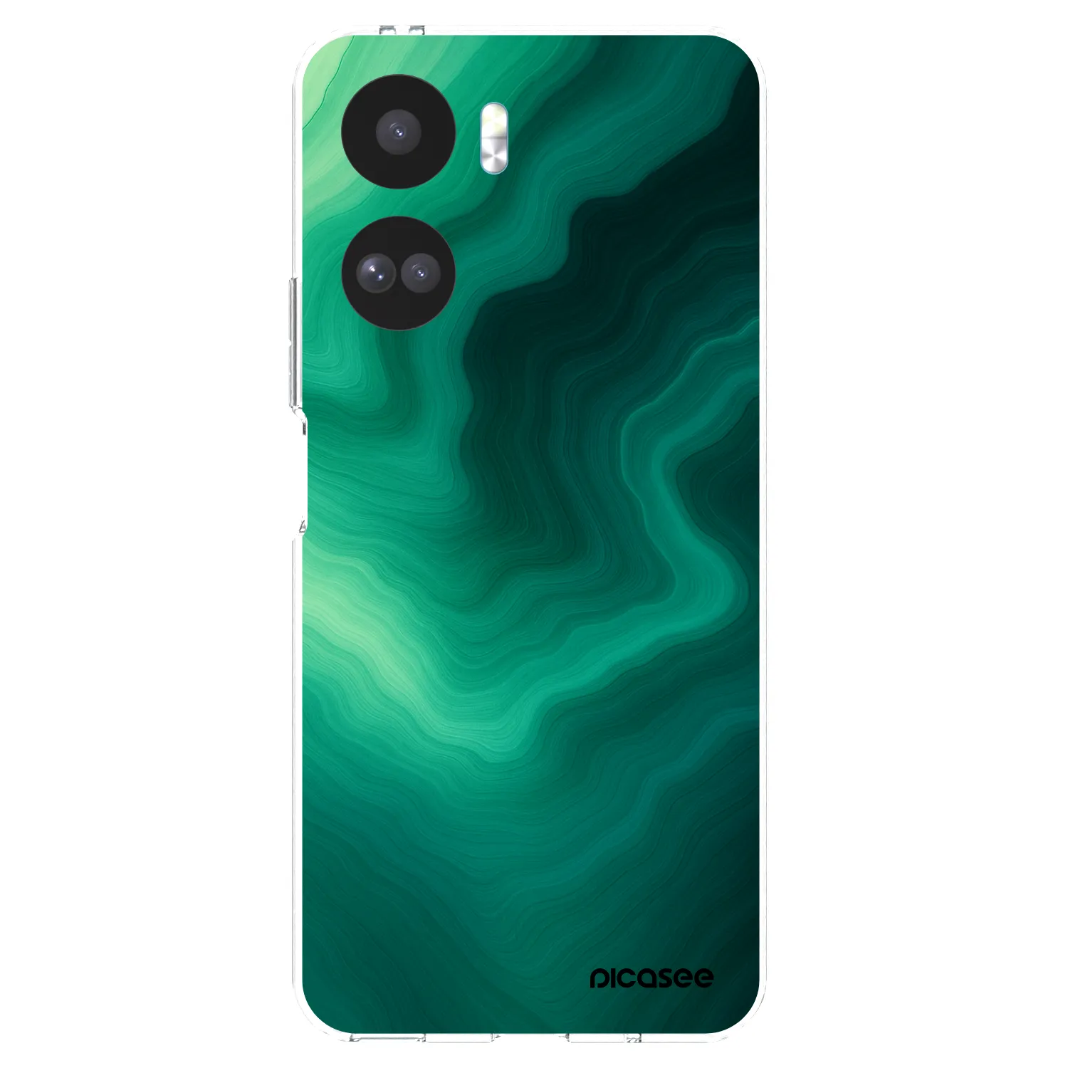 Picasee Honor 90 Lite 5G Hülle - Transparentes Silikon - Malachite