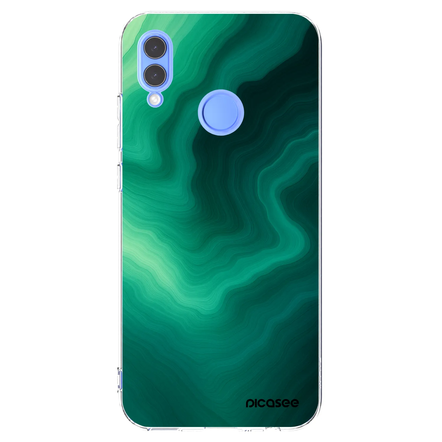 Picasee Honor 10 Lite Hülle - Transparentes Silikon - Malachite