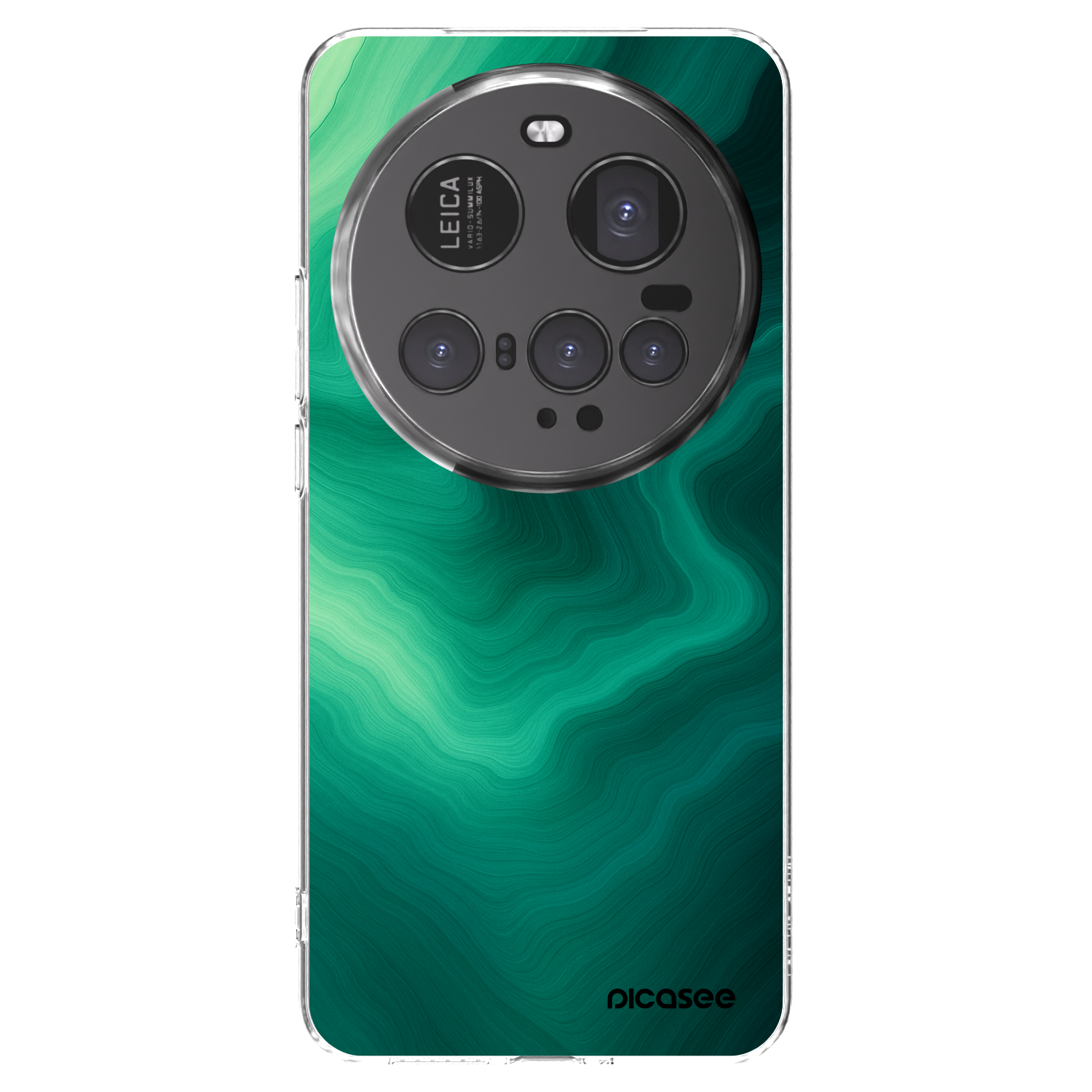 Picasee Xiaomi 15 Ultra Hülle - Transparentes Silikon - Malachite