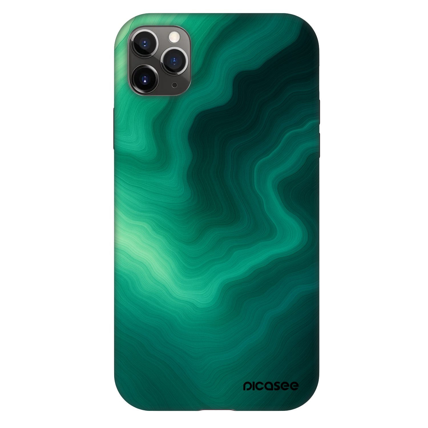 Picasee Fashion Case für Apple iPhone 11 Pro Max - Malachite