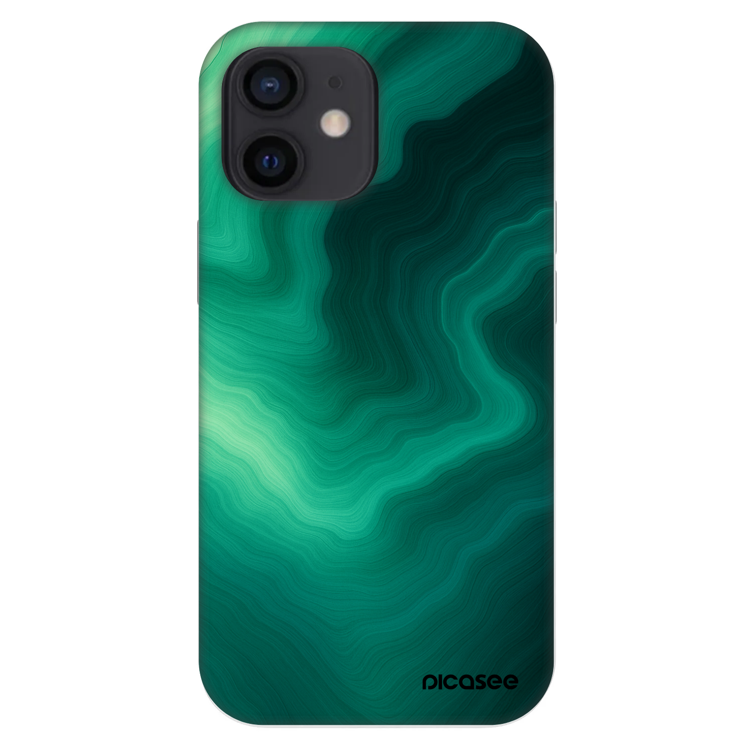 Picasee Fashion Case für Apple iPhone 12 mini - Malachite