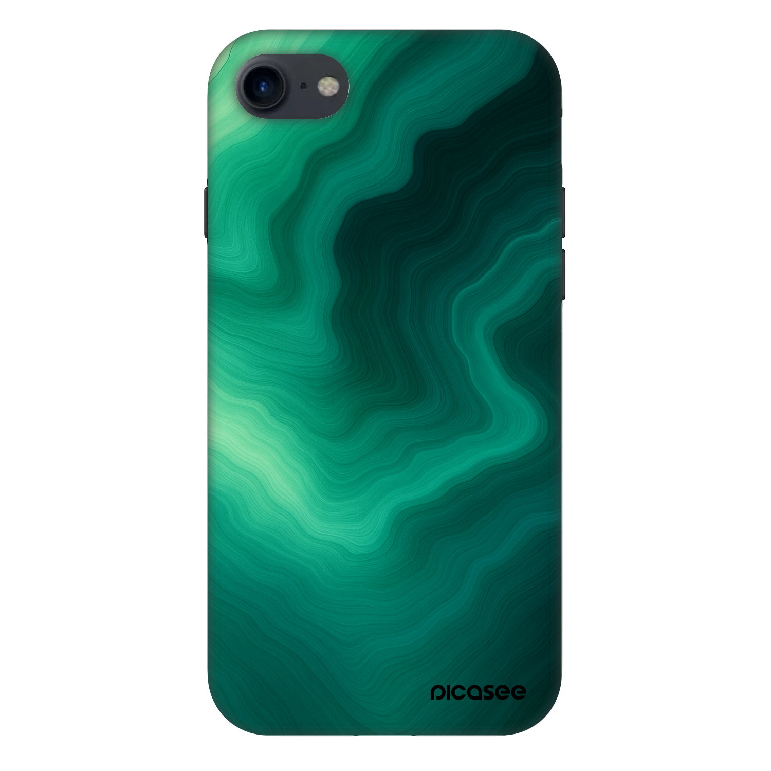 Picasee Fashion Case für Apple iPhone SE 2020 - Malachite
