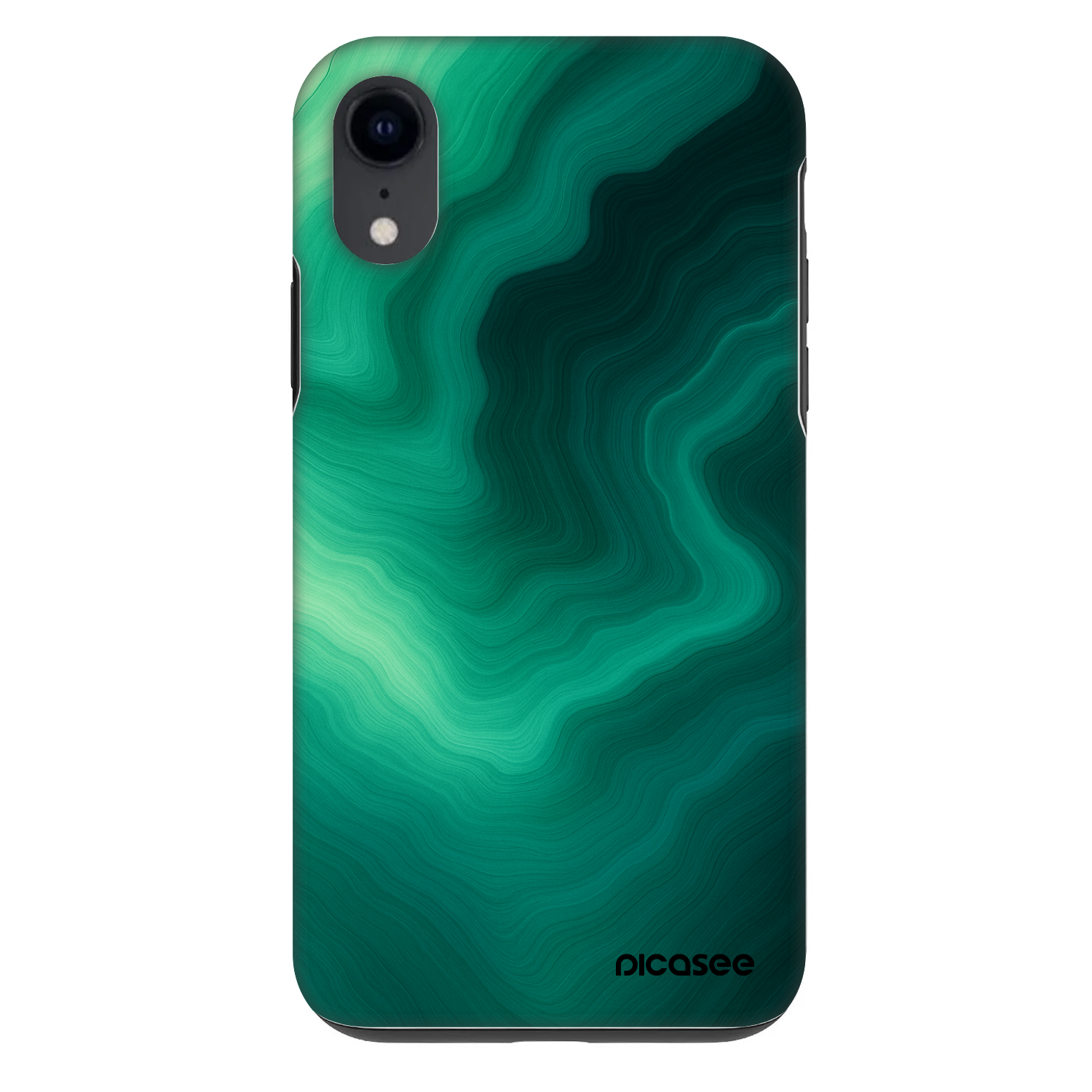 Picasee Fashion Case für Apple iPhone XR - Malachite