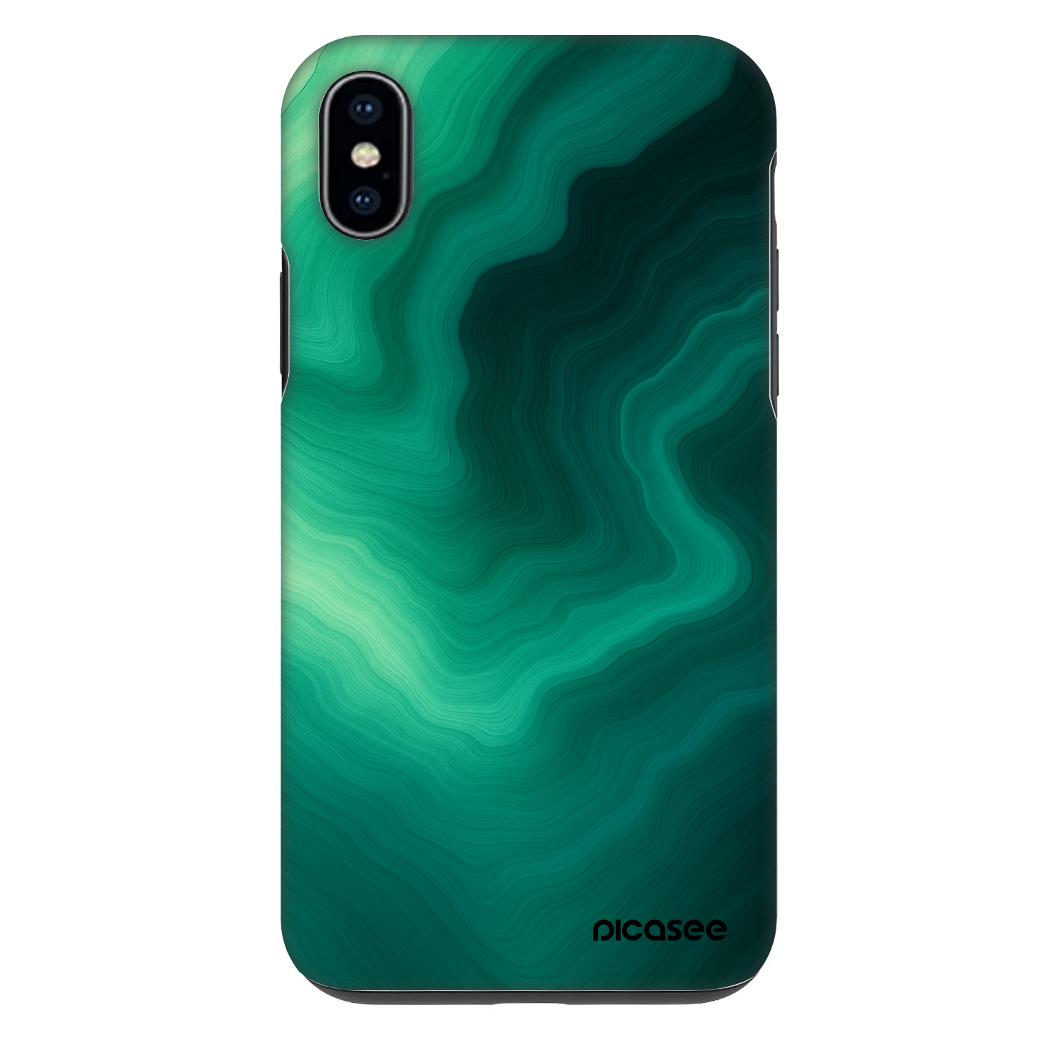 Picasee Fashion Case für Apple iPhone XS Max - Malachite