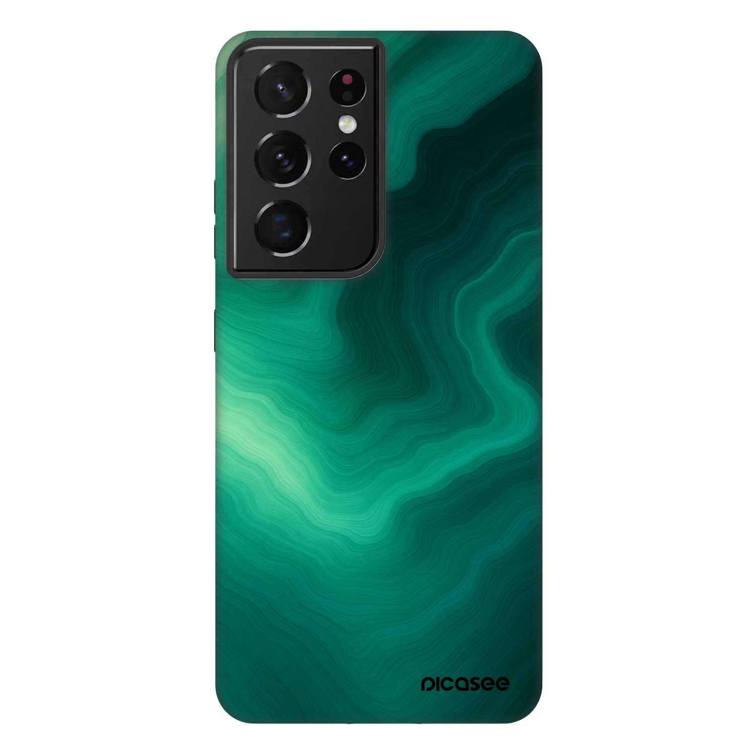 Picasee Fashion Case für Samsung Galaxy S21 Ultra 5G G998B - Malachite