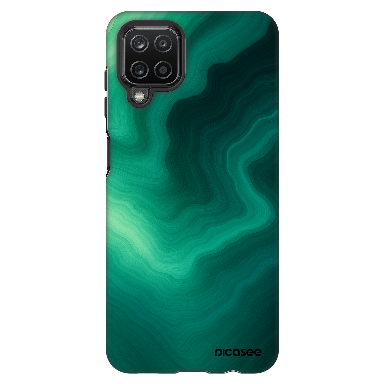 Picasee Fashion Case für Samsung Galaxy A12 A125F - Malachite