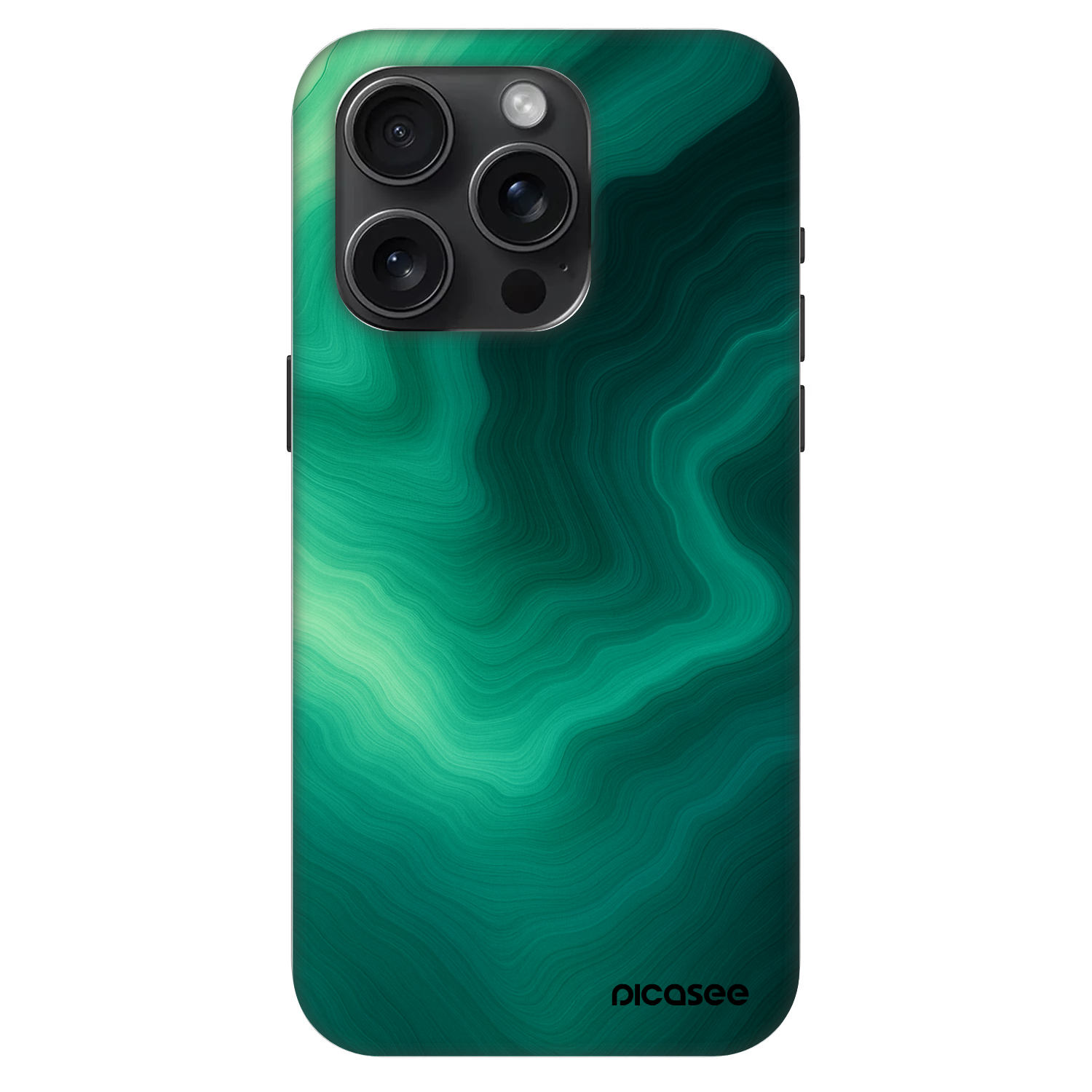 Picasee Fashion Case MagSafe für Apple iPhone 15 Pro - Malachite