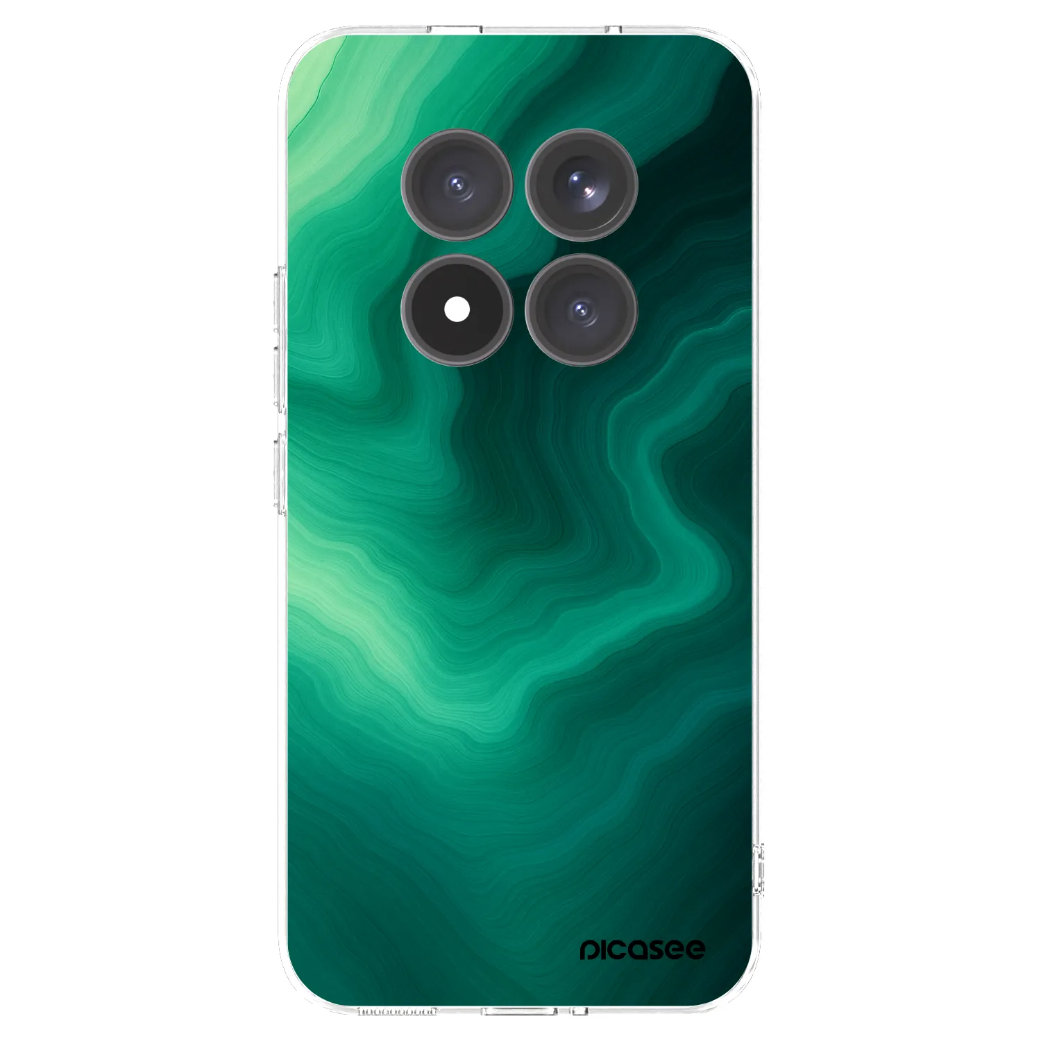 Picasee Xiaomi Redmi Note 15 Pro+ Hülle - Transparentes Silikon - Malachite
