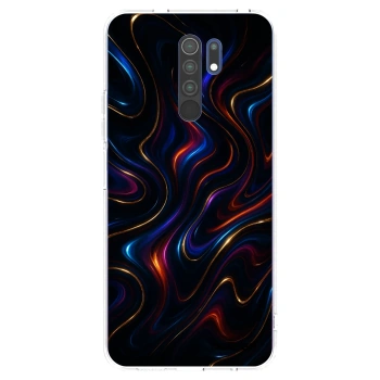 Picasee Xiaomi Redmi 9 Hülle - Transparentes Silikon - Noir