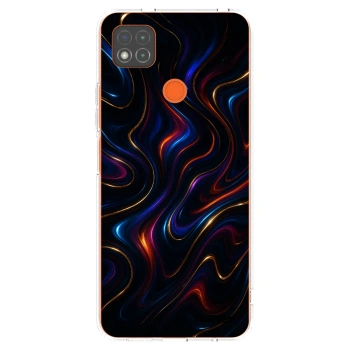 Picasee Xiaomi Redmi 9C Hülle - Transparentes Silikon - Noir