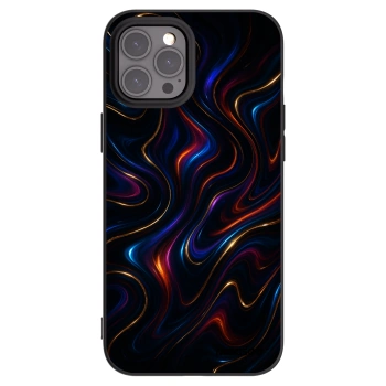 Picasee Apple iPhone 12 Pro Max Hülle - Schwarzes Silikon - Noir