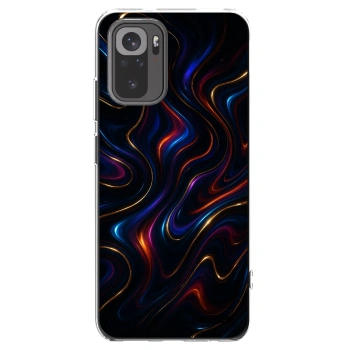 Picasee Xiaomi Redmi Note 10S Hülle - Transparentes Silikon - Noir
