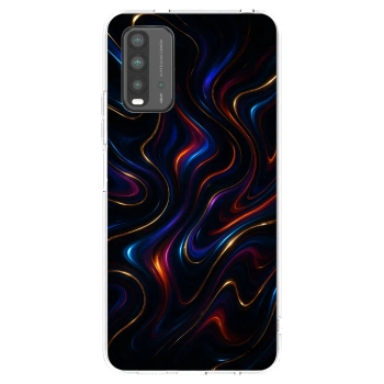 Picasee Xiaomi Redmi 9T Hülle - Transparentes Silikon - Noir