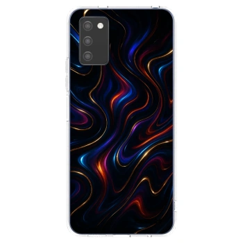 Picasee Samsung Galaxy A02s A025G Hülle - Transparentes Silikon - Noir