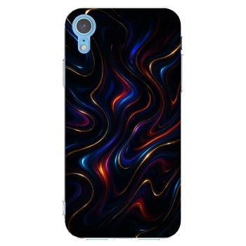Picasee Apple iPhone XR Hülle - Transparentes Silikon - Noir