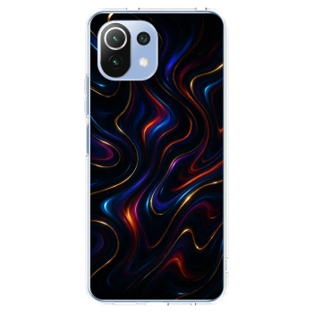 Picasee Xiaomi 11 Lite 5G NE Hülle - Transparentes Silikon - Noir