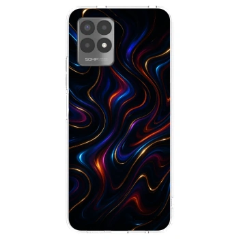 Picasee Realme 8i Hülle - Transparentes Silikon - Noir