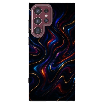 Picasee Samsung Galaxy S22 Ultra 5G Hülle - Transparentes Silikon - Noir