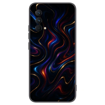 Picasee Realme GT Master Edition 5G Hülle - Schwarzes Silikon - Noir