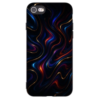 Picasee Apple iPhone SE 2022 Hülle - Schwarzes Silikon - Noir