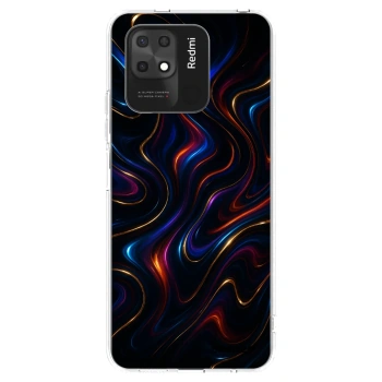 Picasee Xiaomi Redmi 10C Hülle - Transparentes Silikon - Noir