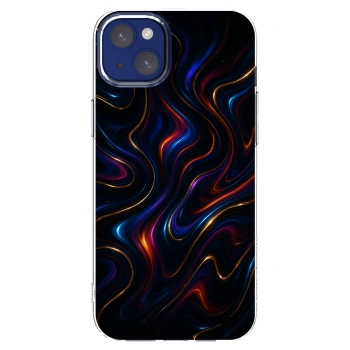 Picasee Apple iPhone 14 Plus Hülle - Transparentes Silikon - Noir