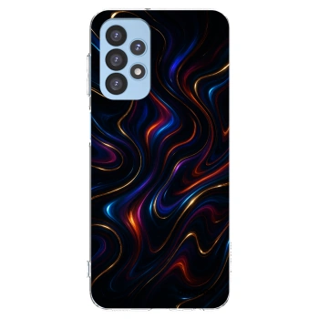 Picasee Samsung Galaxy A23 A235F 4G Hülle - Transparentes Silikon - Noir