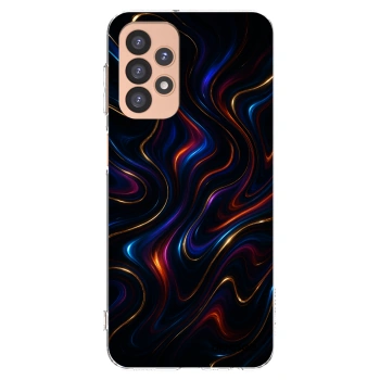 Picasee Samsung Galaxy A23 A236B 5G Hülle - Transparentes Silikon - Noir
