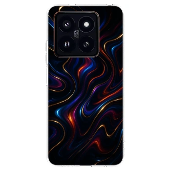 Picasee Xiaomi 14 Pro Hülle - Transparentes Silikon - Noir