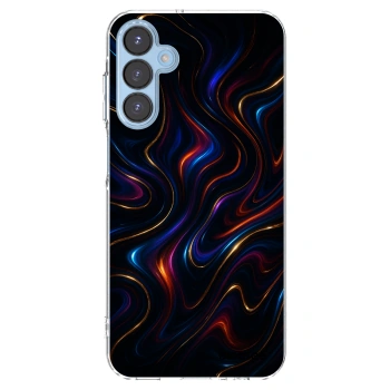 Picasee Samsung Galaxy A15 A156B 5G Hülle - Transparentes Silikon - Noir
