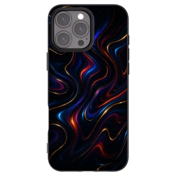 Picasee Apple iPhone 16 Pro Max Hülle - Schwarzes Silikon - Noir