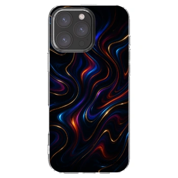 Picasee Apple iPhone 16 Pro Max Hülle - Transparentes Silikon - Noir