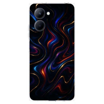 Picasee Realme C33 (2023) Hülle - Transparentes Silikon - Noir