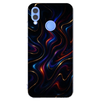 Picasee Honor 10 Lite Hülle - Transparentes Silikon - Noir