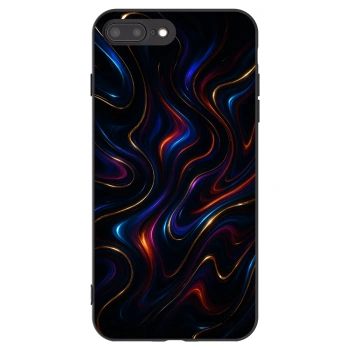 Picasee Apple iPhone 7 Plus Hülle - Schwarzes Silikon - Noir