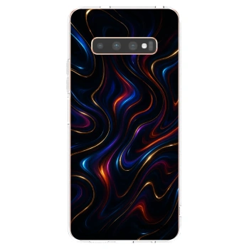 Picasee Samsung Galaxy S10 Plus G975 Hülle - Transparentes Silikon - Noir