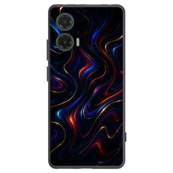 Picasee Motorola Moto G35 5G Hülle - Schwarzes Silikon - Noir