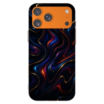 Picasee Apple iPhone 17 Pro Max Hülle - Transparentes Silikon - Noir