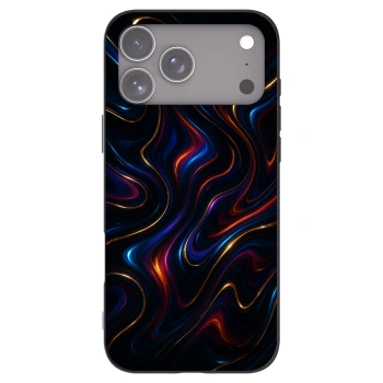 Picasee Apple iPhone 17 Pro Max Hülle - Schwarzes Silikon - Noir