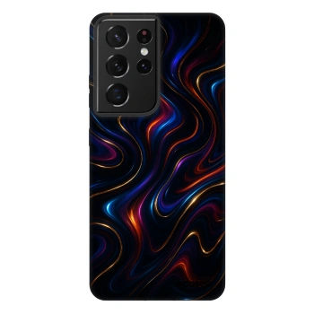 Picasee Fashion Case für Samsung Galaxy S21 Ultra 5G G998B - Noir