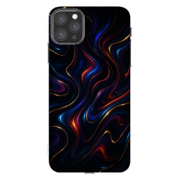 Picasee Apple iPhone 11 Pro Max Hülle - Transparentes Silikon - Noir