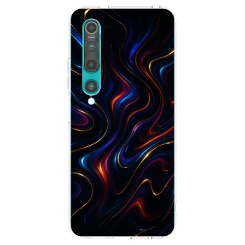 Picasee Xiaomi Mi 10 Hülle - Transparentes Silikon - Noir