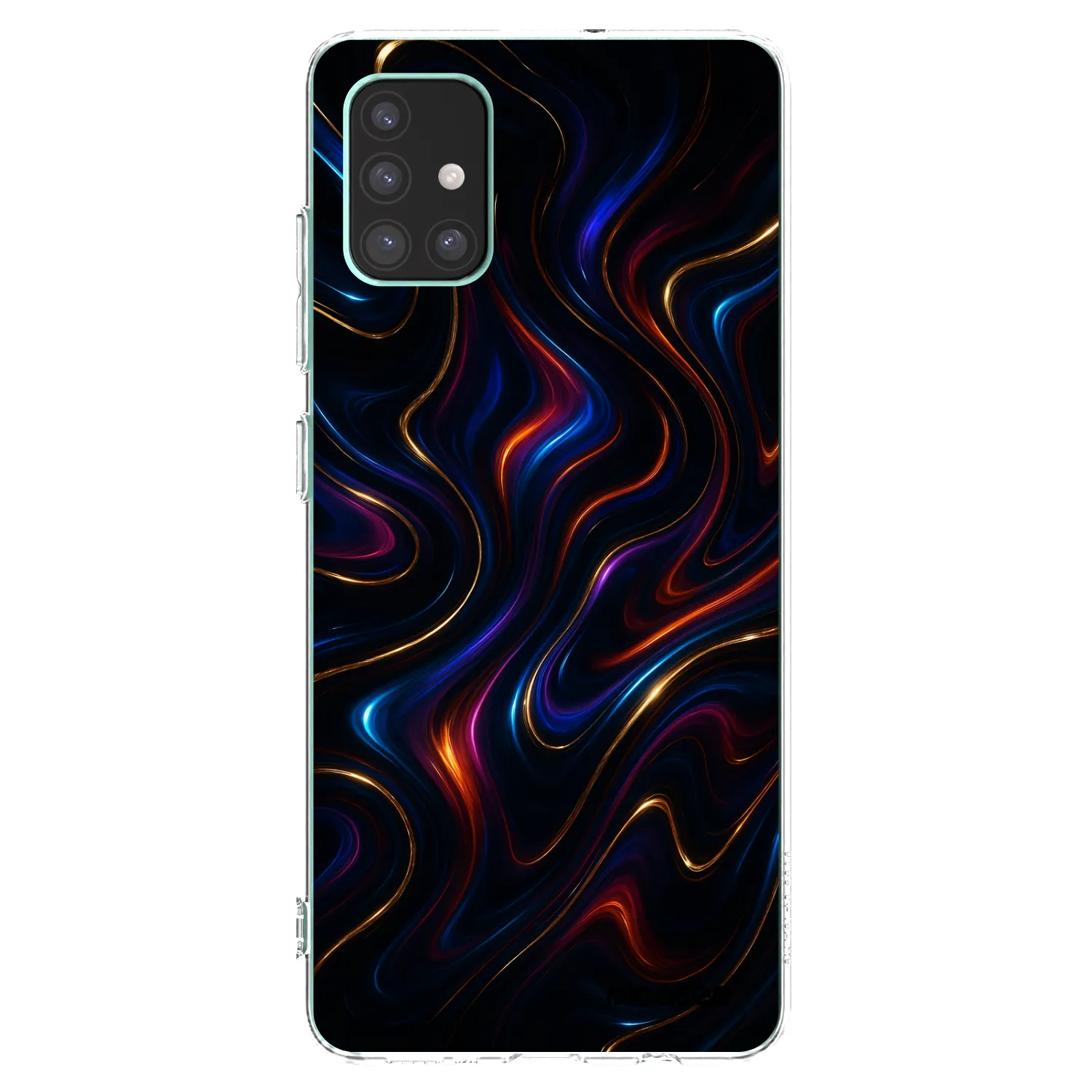Picasee Samsung Galaxy M51 M515F Hülle - Transparentes Silikon - Noir