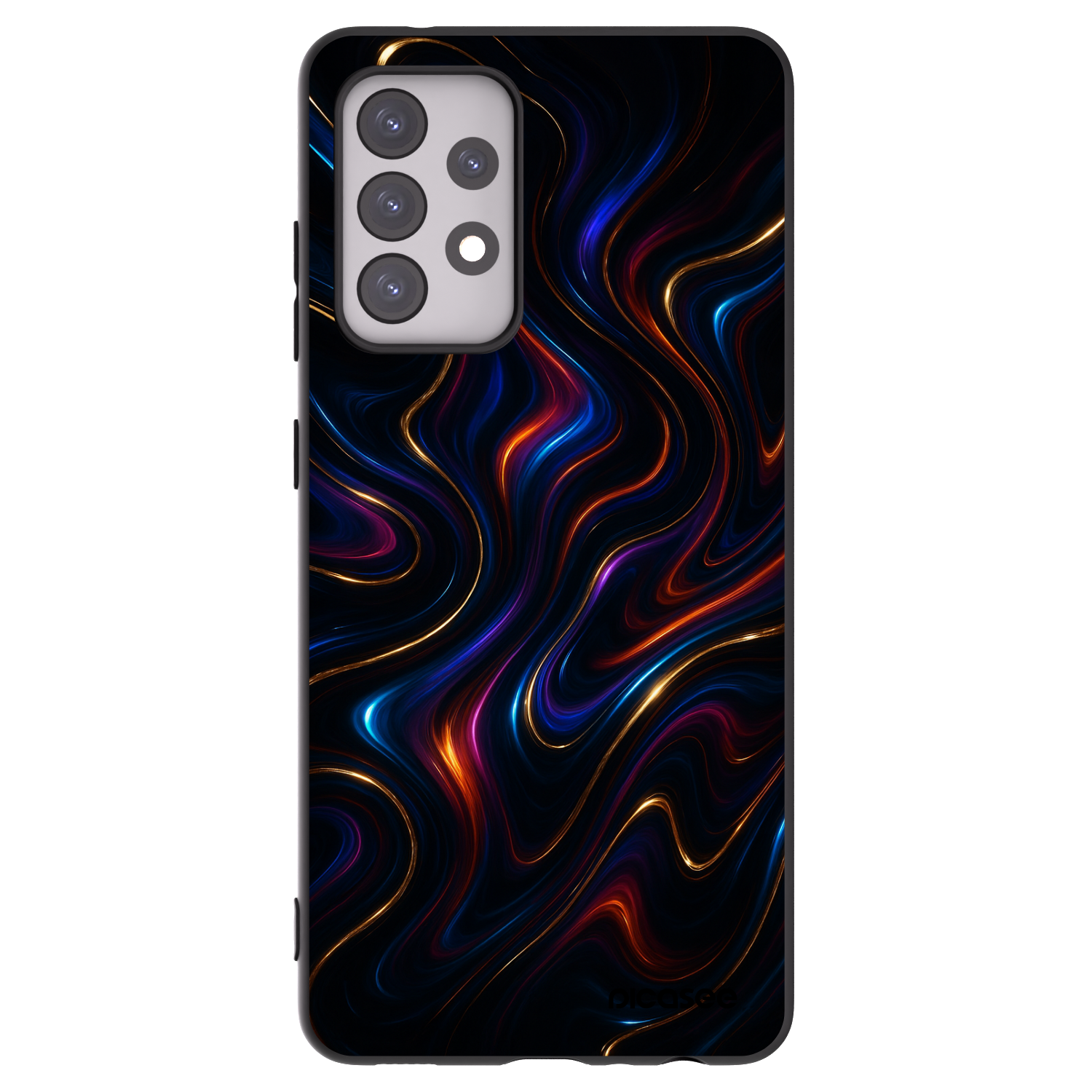 Picasee Samsung Galaxy A52 5G A525F Hülle - Schwarzes Silikon - Noir