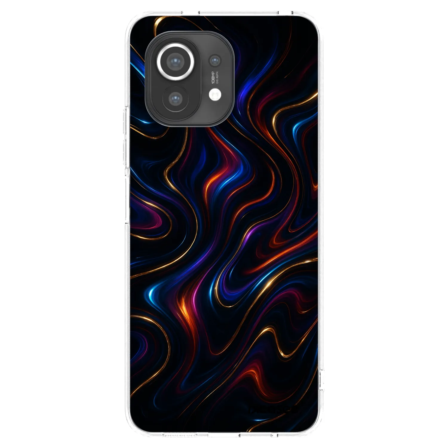Picasee Xiaomi Mi 11 Hülle - Transparentes Silikon - Noir