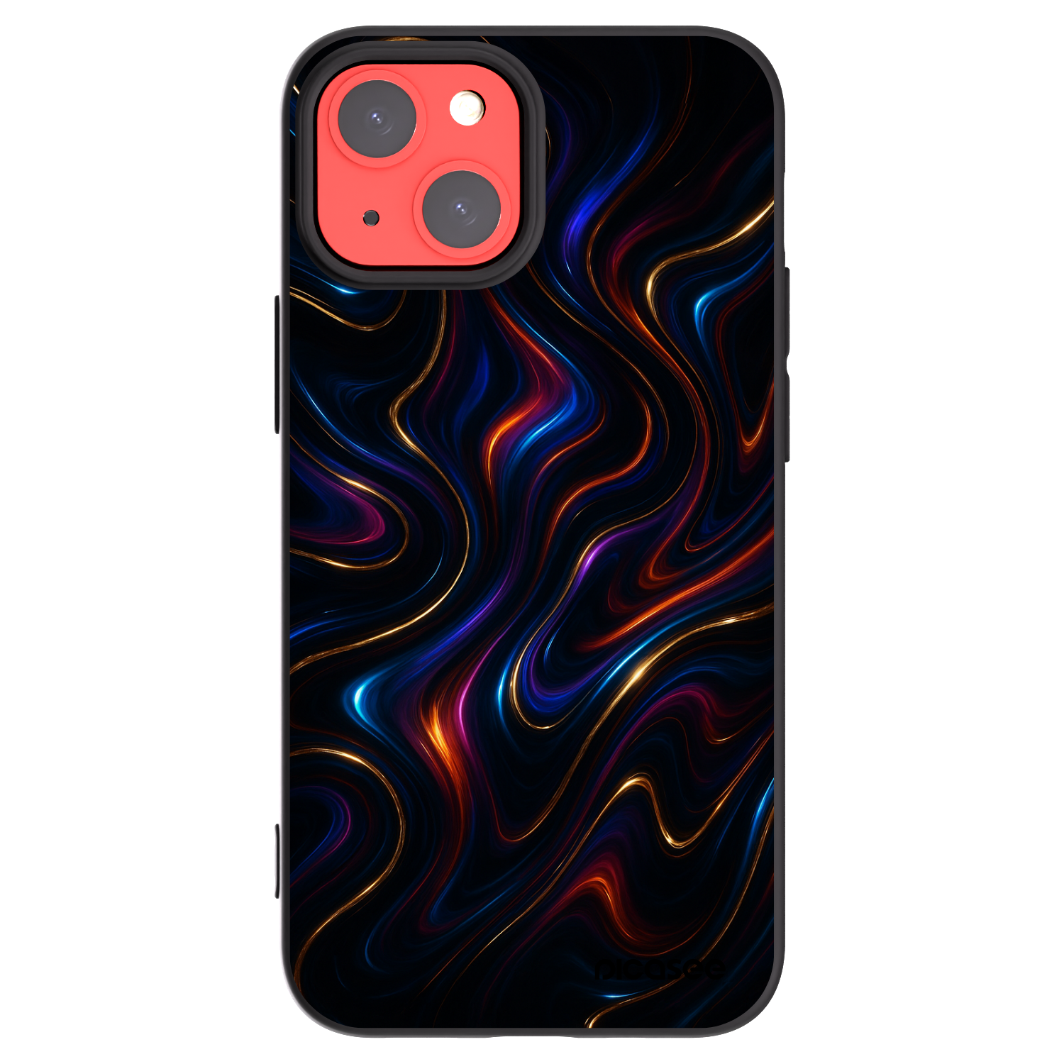 Picasee Apple iPhone 13 mini Hülle - Schwarzes Silikon - Noir