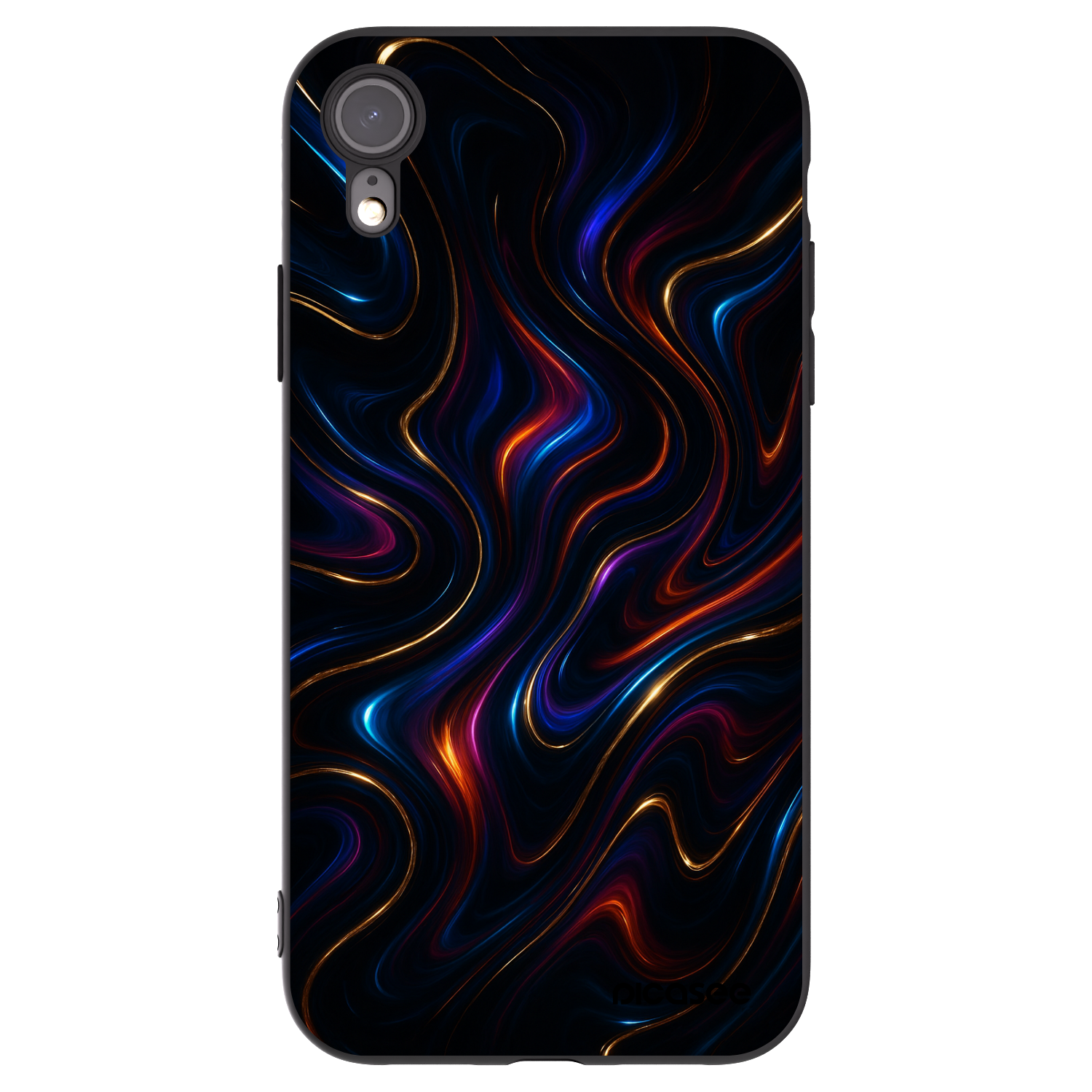 Picasee Apple iPhone XR Hülle - Schwarzes Silikon - Noir
