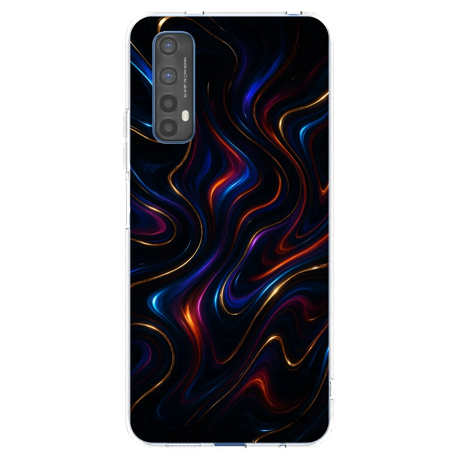 Picasee Realme 7 Hülle - Transparentes Silikon - Noir